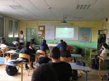Galerie photo Franck Dhumes en classe